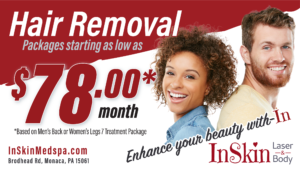 Laser Hair removal packages inskin laser and body